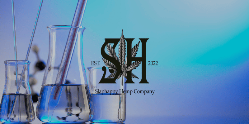 a laboratory testing kit against a blue background